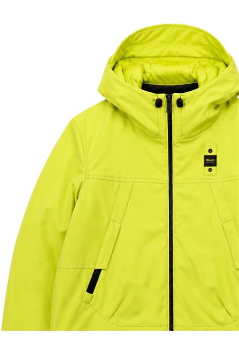 Giubbino bambino verde acido imbottito BLAUER | 26W26WBLKC03331VERDE ACIDO